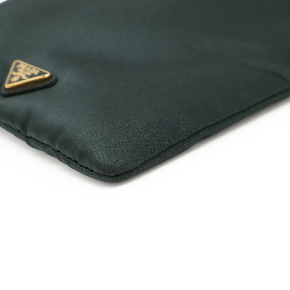 Prada Triangle Logo Drawstring Pouch Multi Cosmet… - image 3